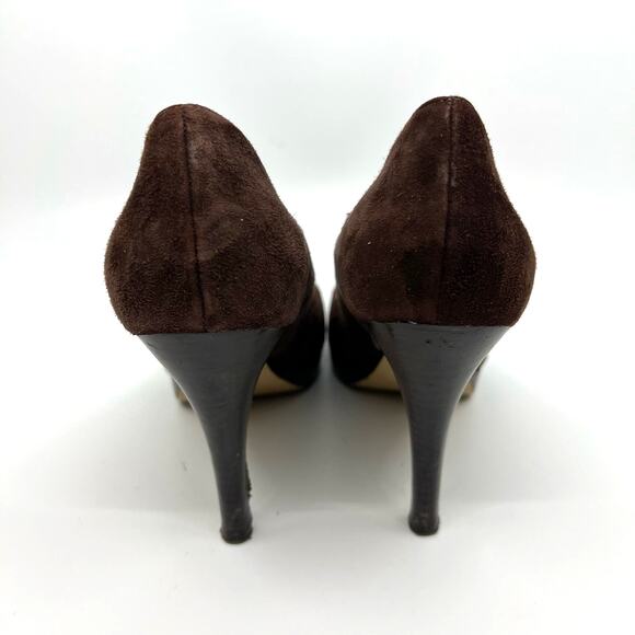 Marc Fisher Destina Brown Suede Pumps Women's 8 US - Picture 6 of 9
